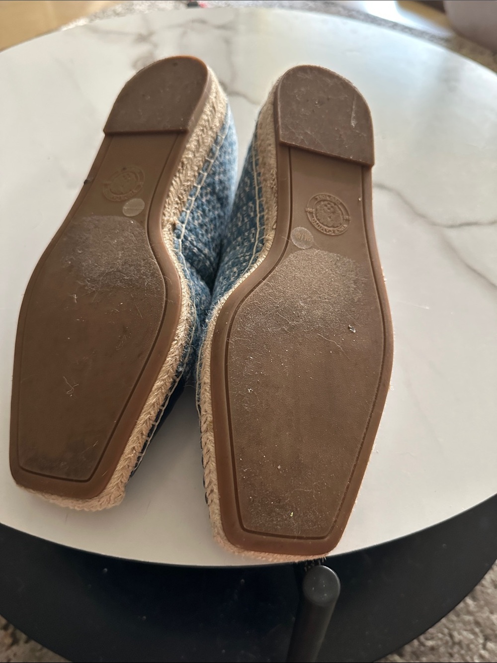 Navy Blue Espadrille Flats by Vince Camino - Picture 4 of 6